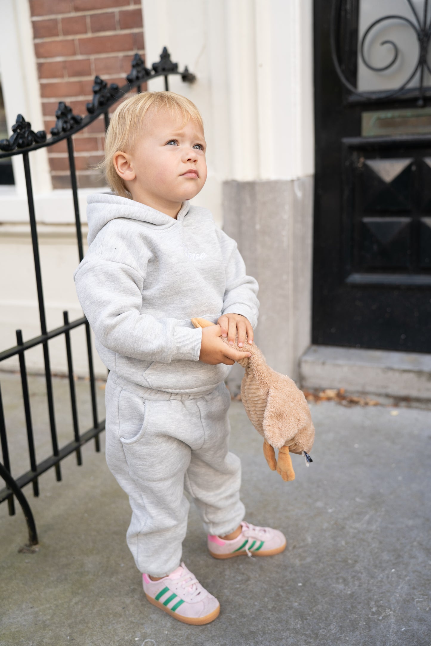 Hoodieset Light Grey